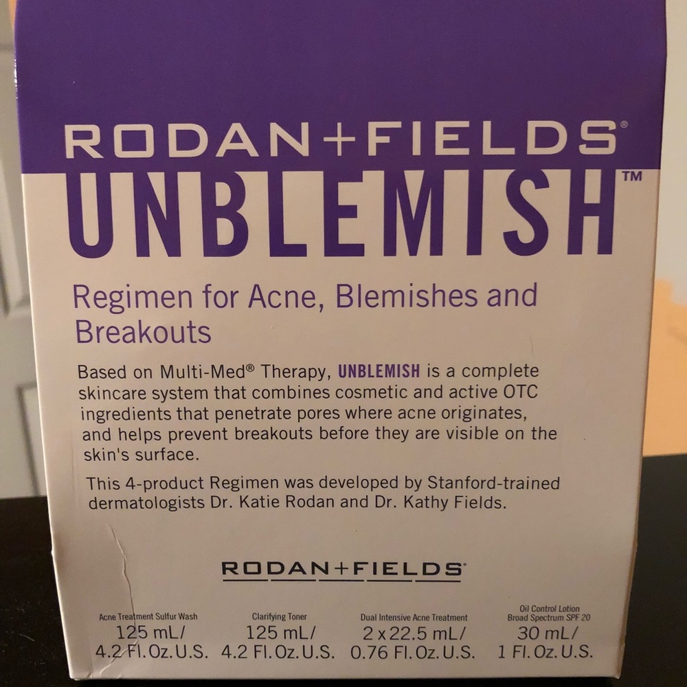 Rodan and Fields UNBLEMISH Regimen